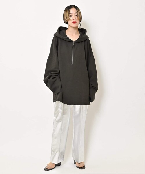 CITYSHOP(シティーショップ)の「《予約》ZIP UP HOODIE:スウェット(その他・グレー/フリー)」の3枚目の写真