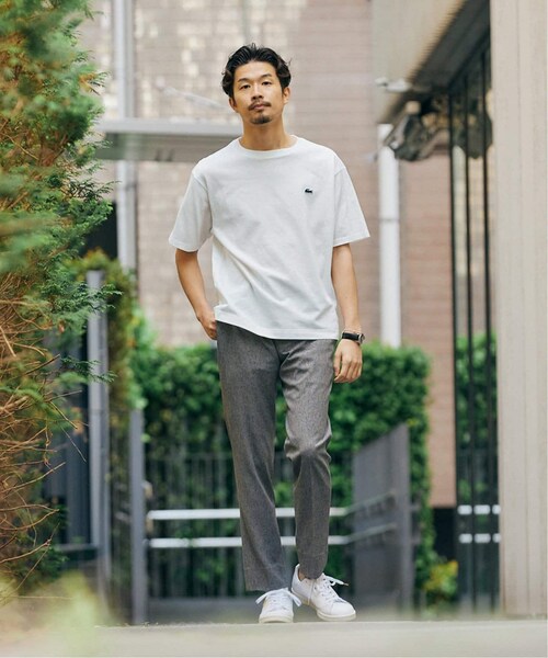 417 EDIFICE（フォーワンセブンエディフィス）の「《再入荷》【LACOSTE / ラコステ】別注 コットンリネンワッフルTシャツ（その他・ブラック/3/4/5/6）」の7枚目の写真