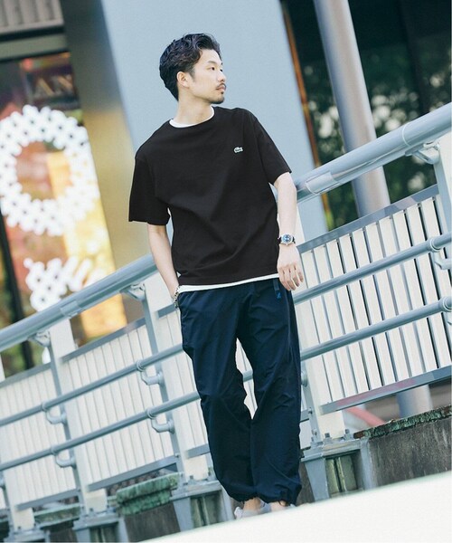 417 EDIFICE（フォーワンセブンエディフィス）の「《再入荷》【LACOSTE / ラコステ】別注 コットンリネンワッフルTシャツ（その他・ブラック/3/4/5/6）」の11枚目の写真