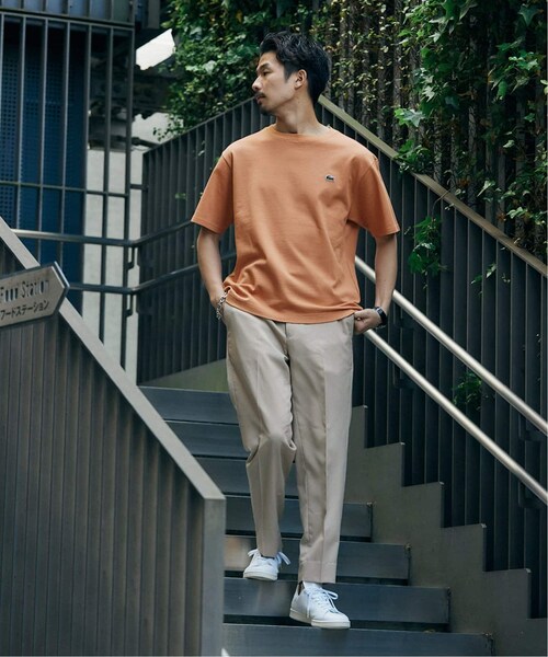 417 EDIFICE（フォーワンセブンエディフィス）の「《再入荷》【LACOSTE / ラコステ】別注 コットンリネンワッフルTシャツ（その他・ブラック/3/4/5/6）」の10枚目の写真