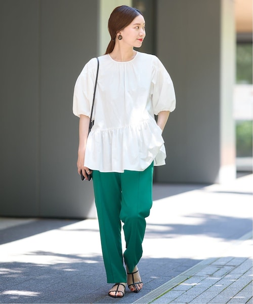 IENA（イエナ）の「ギャザーハーフスリーブブラウス（）」 - WEAR