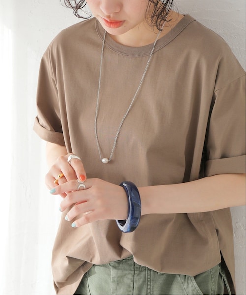 IENA（イエナ）の「ハイゲージサイドスリットプルオーバー