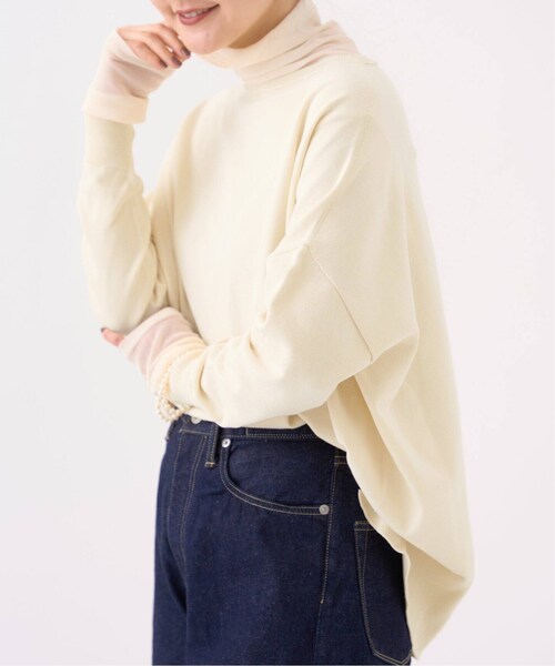 IENA（イエナ）の「《予約》コットンストレッチNEO ワイド長袖プルオーバー（その他・ナチュラル A/フリー）」の19枚目の写真