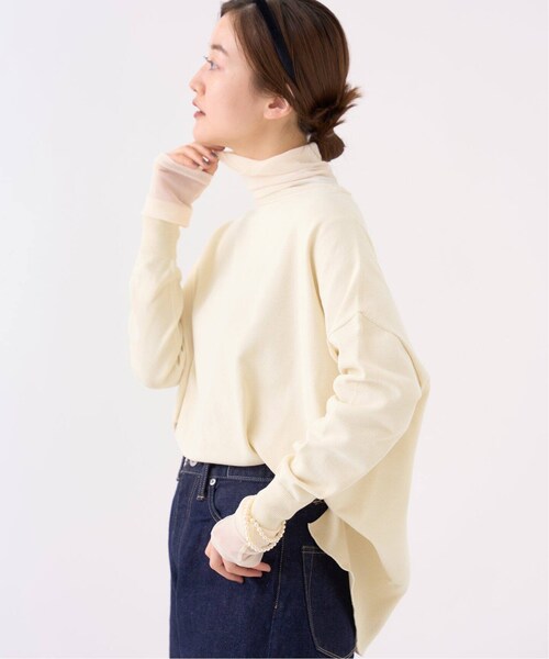 IENA（イエナ）の「《予約》コットンストレッチNEO ワイド長袖プルオーバー（その他・ナチュラル A/フリー）」の18枚目の写真