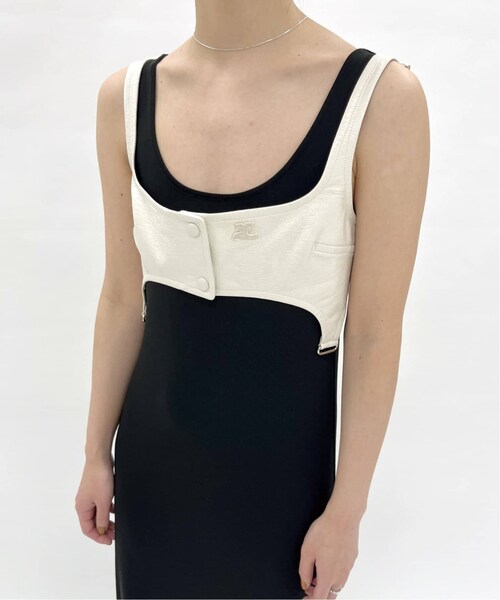 EDIT. FOR LULU（エディットフォールル）の「【COURREGES/クレージュ】pre VINYL SUSPENDERS BRA（その他・ナチュラル/M）」の4枚目の写真