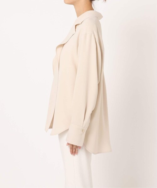 Noble（ノーブル）の「《WEB限定追加予約》エステルダブルクロステーラードブラウス（その他・ホワイト/フリー）」の12枚目の写真