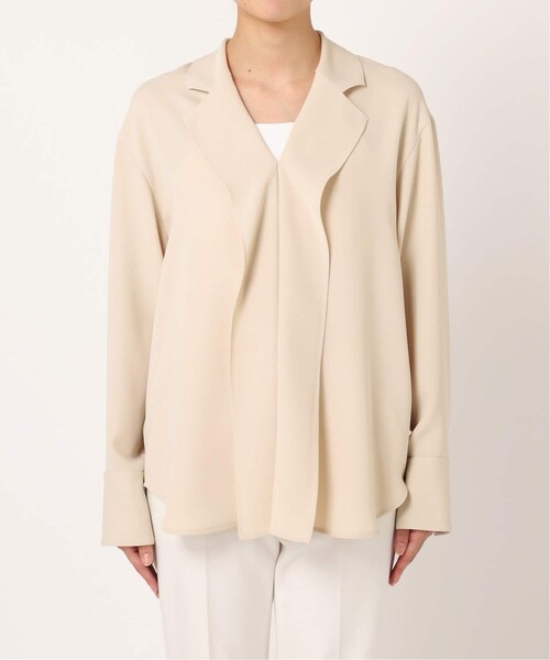 Noble（ノーブル）の「《WEB限定追加予約》エステルダブルクロステーラードブラウス（その他・ホワイト/フリー）」の11枚目の写真