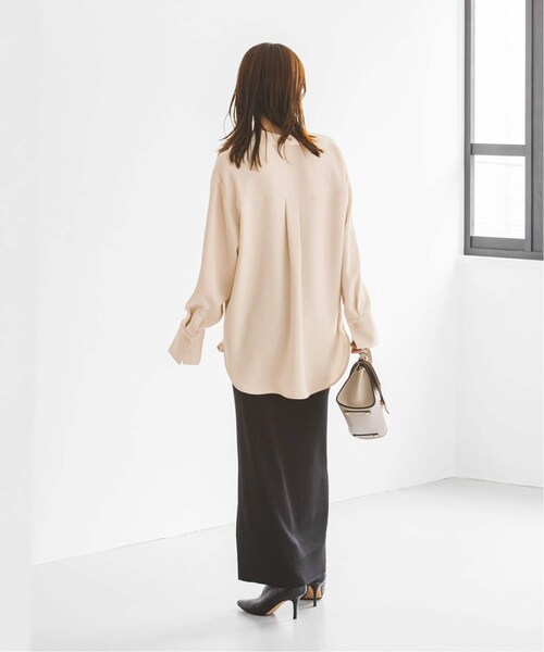 Noble（ノーブル）の「《WEB限定追加予約》エステルダブルクロステーラードブラウス（その他・ホワイト/フリー）」の10枚目の写真