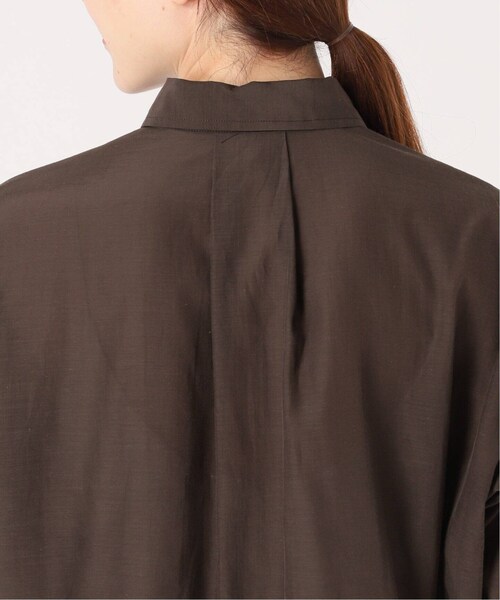 Noble（ノーブル）の「《追加予約》シルキーコットン カラーシャツ 2（その他・ブラウン/フリー）」の19枚目の写真