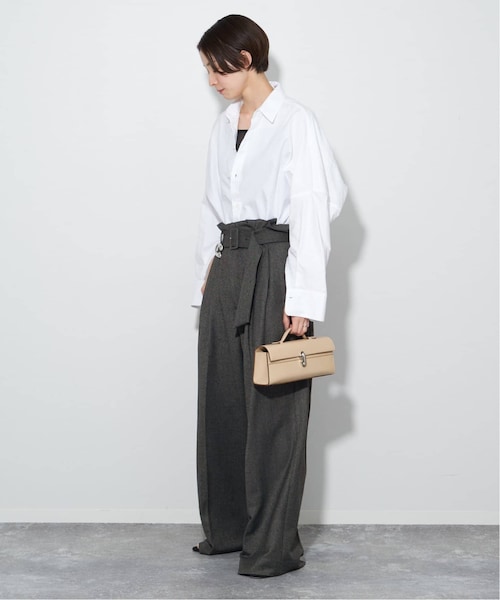 Plage - plage 新品タグ付きベージュOxford Long シャツ plage（プラージュ）の「《追加予約》Oxford Long シャツ