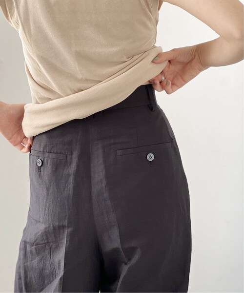 plage(プラージュ)の「COTTON LINEN SHEER N/S Tシャツ(その他・ブラック/フリー)」の17枚目の写真