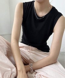 plage（プラージュ）の「COTTON LINEN SHEER N/S Tシャツ（その他）」