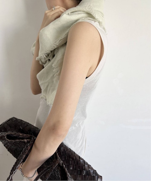 plage(プラージュ)の「COTTON LINEN SHEER N/S Tシャツ(その他・ブラック/フリー)」の14枚目の写真