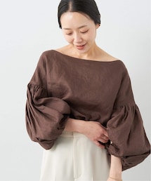 plage（プラージュ）の「Linen ギャザーブラウス（その他）」