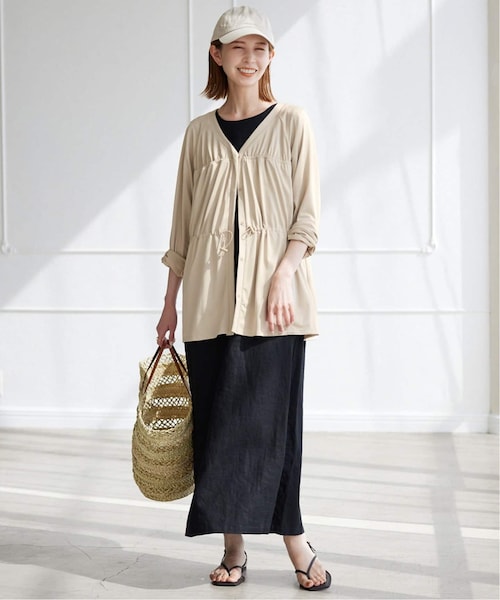 SLOBE IENA(スローブイエナ)の「ギャザーラッシュガード(その他・ブラック/フリー)」の12枚目の写真