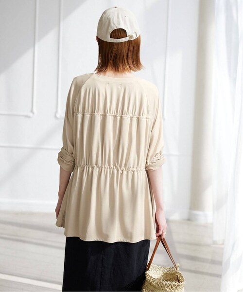 SLOBE IENA(スローブイエナ)の「ギャザーラッシュガード(その他・ブラック/フリー)」の18枚目の写真