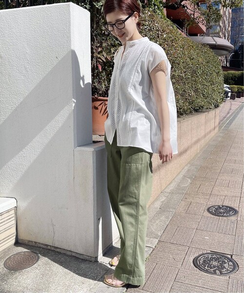 Spick & Span（スピックアンドスパン）の「≪追加≫ケミカルレーススタンドカラーブラウス（その他・ブラック/フリー）」の19枚目の写真