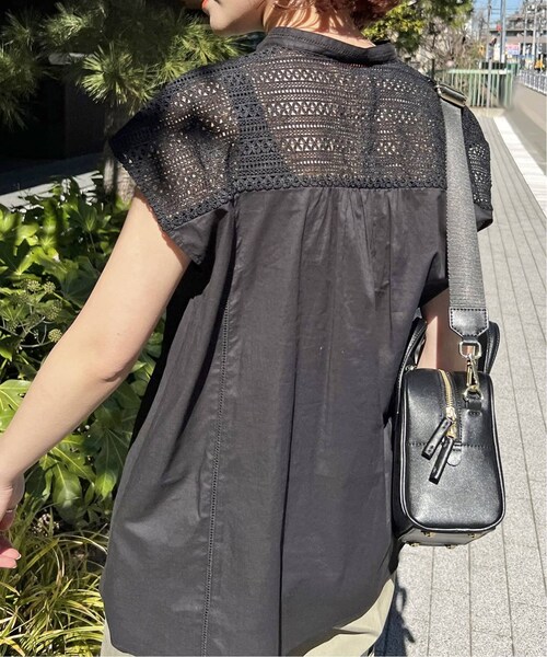 Spick & Span（スピックアンドスパン）の「≪追加≫ケミカルレーススタンドカラーブラウス（その他・ブラック/フリー）」の11枚目の写真