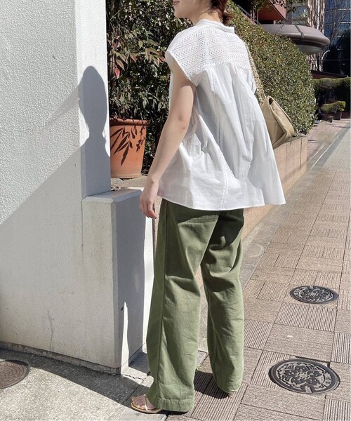 Spick & Span（スピックアンドスパン）の「≪追加≫ケミカルレーススタンドカラーブラウス（その他・ブラック/フリー）」の20枚目の写真