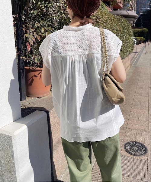 Spick & Span（スピックアンドスパン）の「≪追加≫ケミカルレーススタンドカラーブラウス（その他・ブラック/フリー）」の22枚目の写真