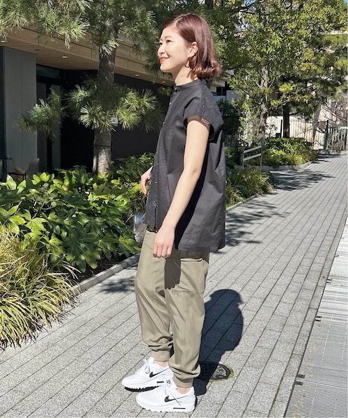 Spick & Span（スピックアンドスパン）の「≪追加≫ケミカルレーススタンドカラーブラウス（その他・ブラック/フリー）」の4枚目の写真