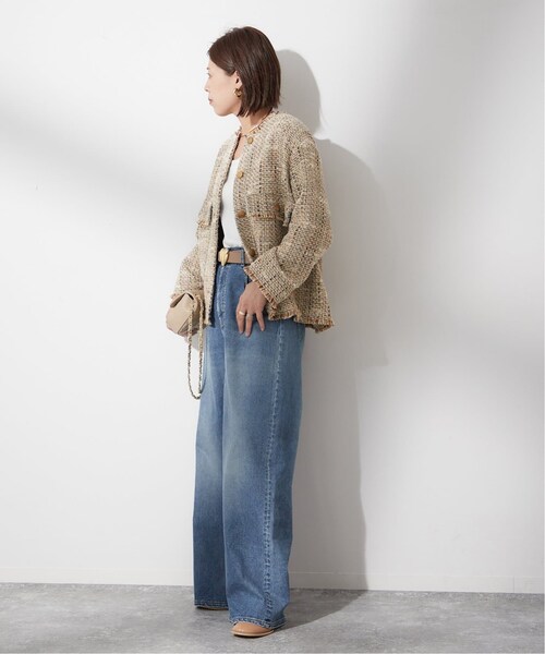 LESAGE GIOLICAラメツイードWIDEジャケットジャーナルスタンダード LESAGE GIOLICAラメツイードWIDEジャケットジャーナルスタンダード