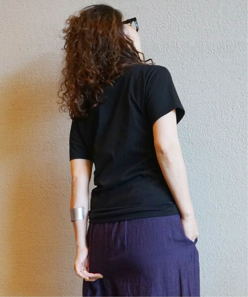 JOURNAL STANDARD LUXE（ジャーナルスタンダード　ラックス）の「【ARMEN / アーメン】COTTON JERSEY TEE（その他・ブラック/2）」の5枚目の写真