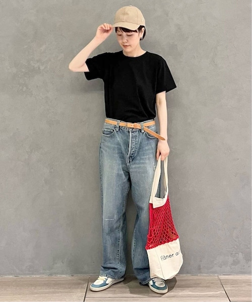 JOURNAL STANDARD LUXE（ジャーナルスタンダード　ラックス）の「【ARMEN / アーメン】COTTON JERSEY TEE（その他・ブラック/2）」の8枚目の写真