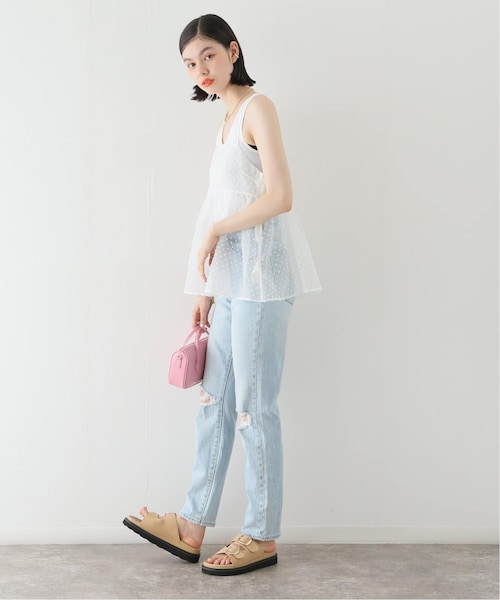【未使用】u by spick&span シアーポップコーンキャミブラウス U by SPICK&SPAN（ユーバイスピックアンドスパン）の「≪追加