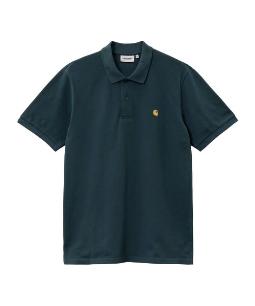 WISM(ウィズム)の「【CARHARTT WIP / カーハート ダブリューアイピー】S/S CHASE PIQUE ポロシャツ(その他・ブラック/M/L/XL)」の2枚目の写真
