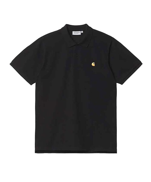WISM(ウィズム)の「【CARHARTT WIP / カーハート ダブリューアイピー】S/S CHASE PIQUE ポロシャツ(その他・ブラック/M/L/XL)」の1枚目の写真