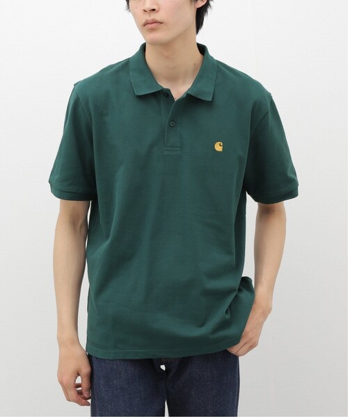 WISM(ウィズム)の「【CARHARTT WIP / カーハート ダブリューアイピー】S/S CHASE PIQUE ポロシャツ(その他・ブラック/M/L/XL)」の5枚目の写真