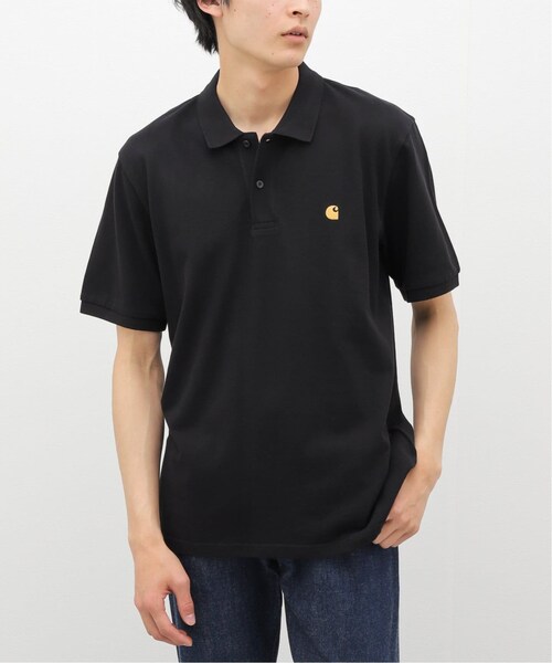 WISM(ウィズム)の「【CARHARTT WIP / カーハート ダブリューアイピー】S/S CHASE PIQUE ポロシャツ(その他・ブラック/M/L/XL)」の4枚目の写真
