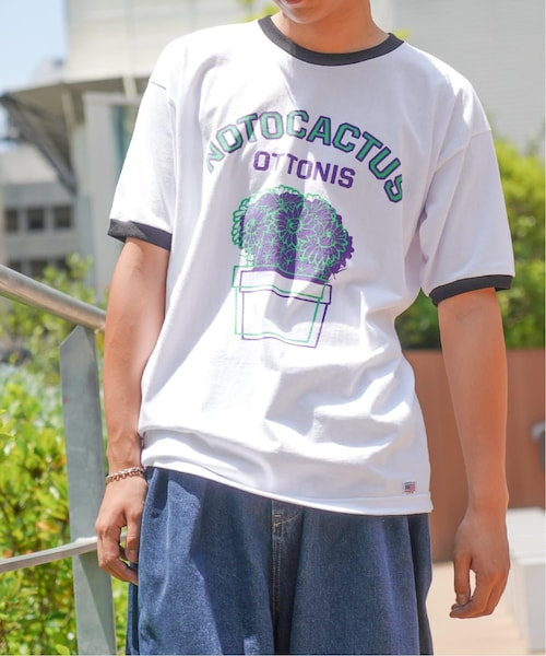 JOINT WORKS(ジョイントワークス)の「【Niche. /ニッチ】 BLACK Ringer T-Shirts : NOTOCA(その他・グリーン/M/L)」の1枚目の写真