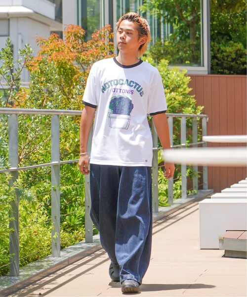 JOINT WORKS(ジョイントワークス)の「【Niche. /ニッチ】 BLACK Ringer T-Shirts : NOTOCA(その他・グリーン/M/L)」の5枚目の写真