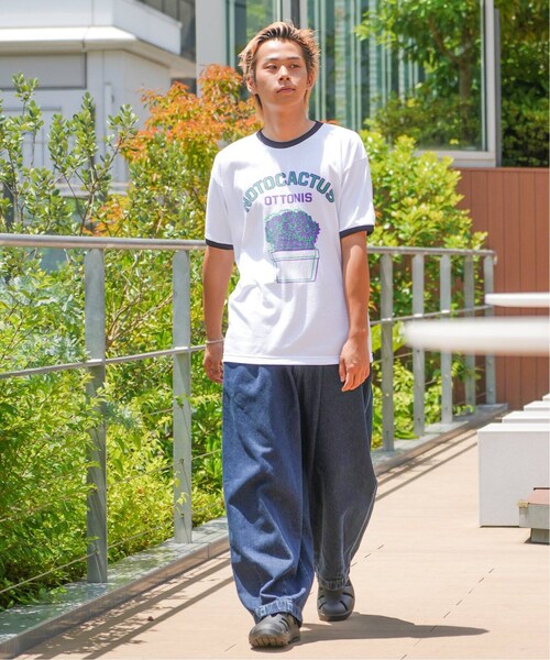 JOINT WORKS(ジョイントワークス)の「【Niche. /ニッチ】 BLACK Ringer T-Shirts : NOTOCA(その他・グリーン/M/L)」の6枚目の写真