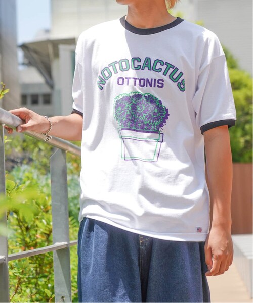 JOINT WORKS(ジョイントワークス)の「【Niche. /ニッチ】 BLACK Ringer T-Shirts : NOTOCA(その他・グリーン/M/L)」の2枚目の写真