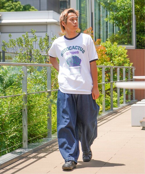 JOINT WORKS(ジョイントワークス)の「【Niche. /ニッチ】 BLACK Ringer T-Shirts : NOTOCA(その他・グリーン/M/L)」の8枚目の写真