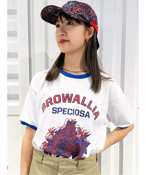 JOINT WORKS(ジョイントワークス)の「【Niche. /ニッチ】 ROYAL Ringer T-Shirts : BROWA(その他・レッド/M/L)」の2枚目の写真