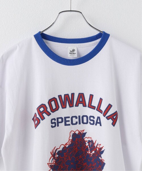 JOINT WORKS(ジョイントワークス)の「【Niche. /ニッチ】 ROYAL Ringer T-Shirts : BROWA(その他・レッド/M/L)」の5枚目の写真