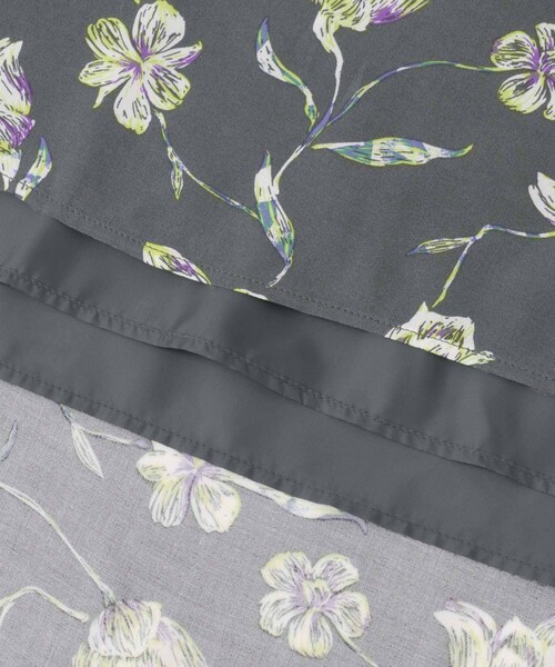 URBAN RESEARCH DOORS（アーバンリサーチドアーズ）の「レーヨン花柄スカート（スカート・レディース・CHARCOAL/BROWN・M）」の16枚目の写真