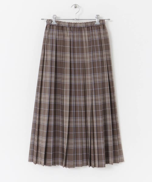 URBAN RESEARCH DOORS（アーバンリサーチドアーズ）の「チェックプリーツスカート（スカート・レディース・BROWN/CHARCOAL/NAVY・M）」の22枚目の写真