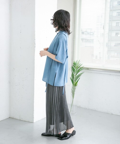 KBF(ケイビーエフ)の「グリッタープリーツスカート(スカート・レディース・OFF/BLACK/GRAY・one)」の18枚目の写真