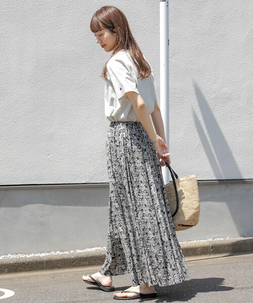 URBAN RESEARCH ボタニカルプリントスカート URBAN RESEARCH Sonny Label（アーバンリサーチサニーレーベル