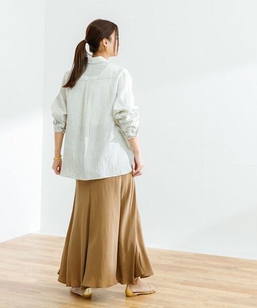 URBAN RESEARCH（アーバンリサーチ）の「キュプラフィブリルフレアスカート（スカート・レディース・CHARCOAL/BEIGE・FREE）」の21枚目の写真