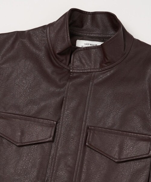 FREAK'S STORE（フリークスストア）の「M65 フェイクレザーベスト（ジャケット/アウター・メンズ・ブラック/ブラウン・M）」の16枚目の写真