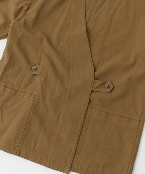 ARCHI(アーキ)の「『WEB/一部店舗限定』ARCHI TWILL TAB JACKET(ジャケット/アウター・レディース・BROWN/BLUE・S)」の4枚目の写真