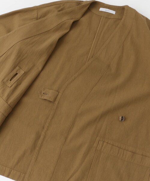 ARCHI(アーキ)の「『WEB/一部店舗限定』ARCHI TWILL TAB JACKET(ジャケット/アウター・レディース・BROWN/BLUE・S)」の5枚目の写真