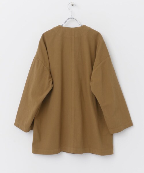 ARCHI(アーキ)の「『WEB/一部店舗限定』ARCHI TWILL TAB JACKET(ジャケット/アウター・レディース・BROWN/BLUE・S)」の6枚目の写真