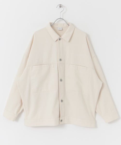 URBAN RESEARCH DOORS（アーバンリサーチドアーズ）の「コットンツイルドルマンジャケット（ジャケット/アウター・レディース・NATURAL/KHAKI・M）」の2枚目の写真